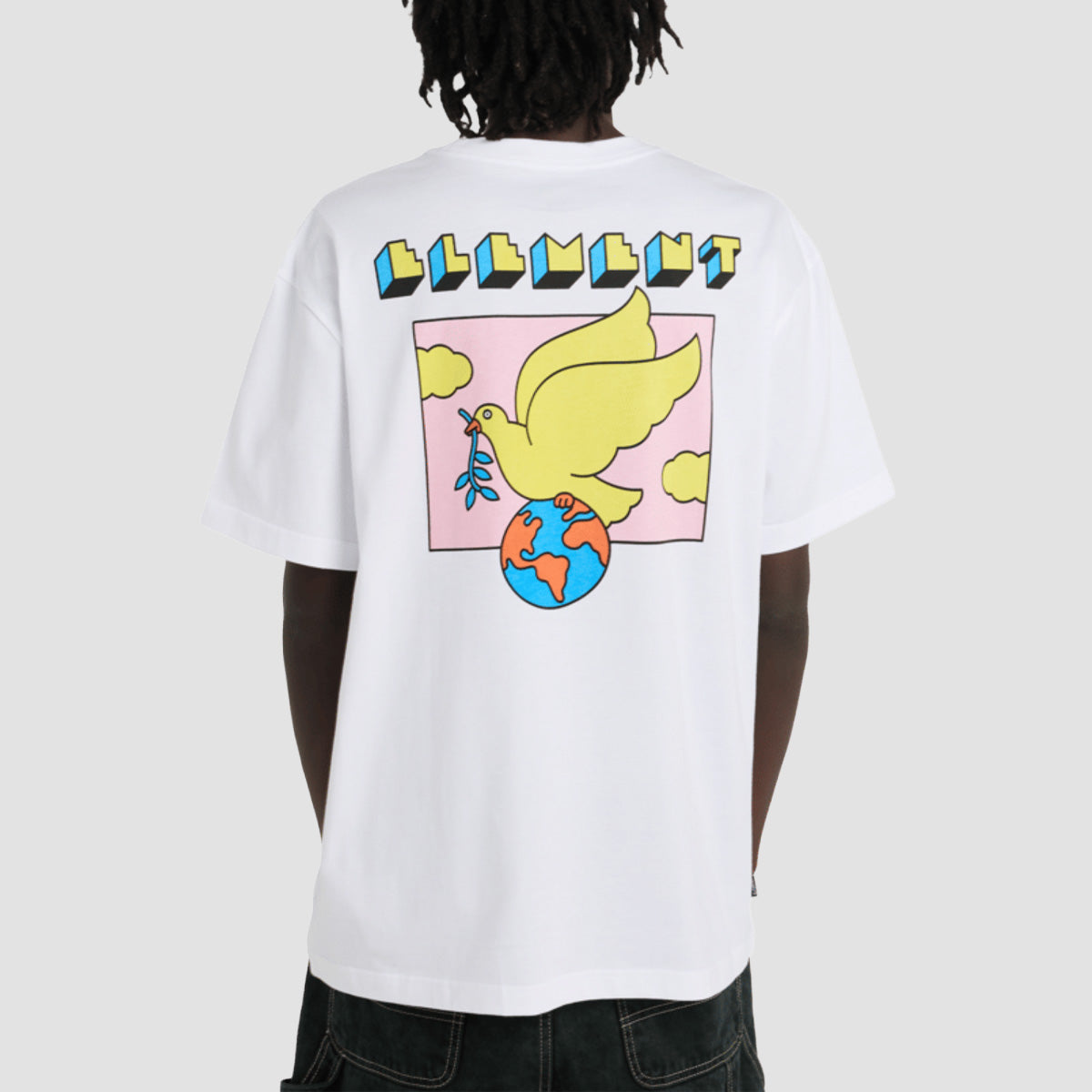 Element World Peace T-Shirt Optic White