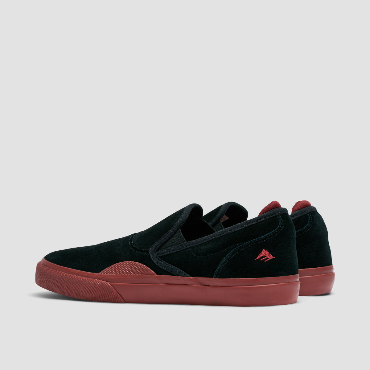 Emerica Wino G6 Slip On Shoes Black/Red/Gum