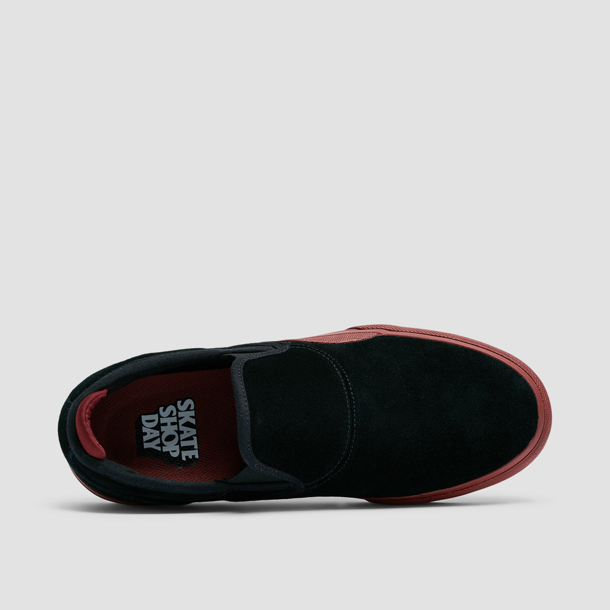 Emerica Wino G6 Slip On Shoes Black/Red/Gum