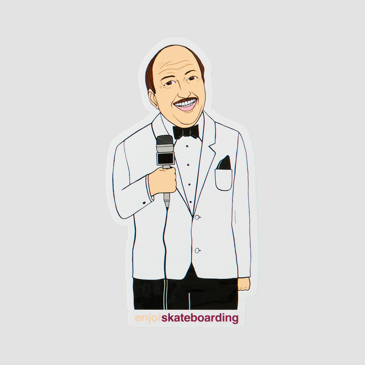 Enjoi Body Slam Gene Okerlund Sticker Multi 130x70mm