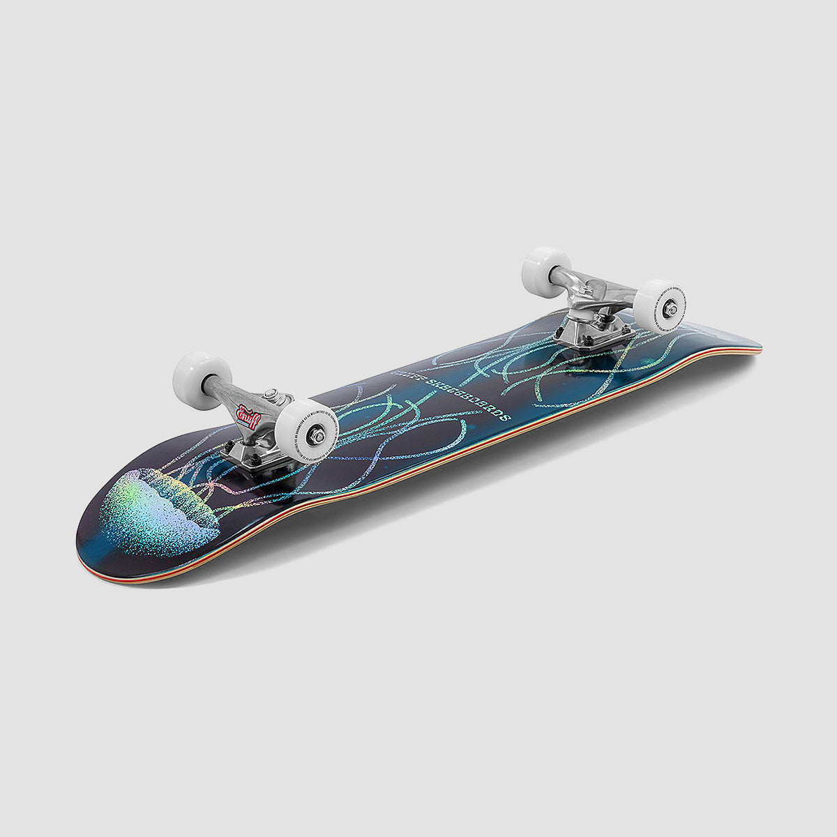 Enuff Abyss Hologram Skateboard Jellyfish - 8"