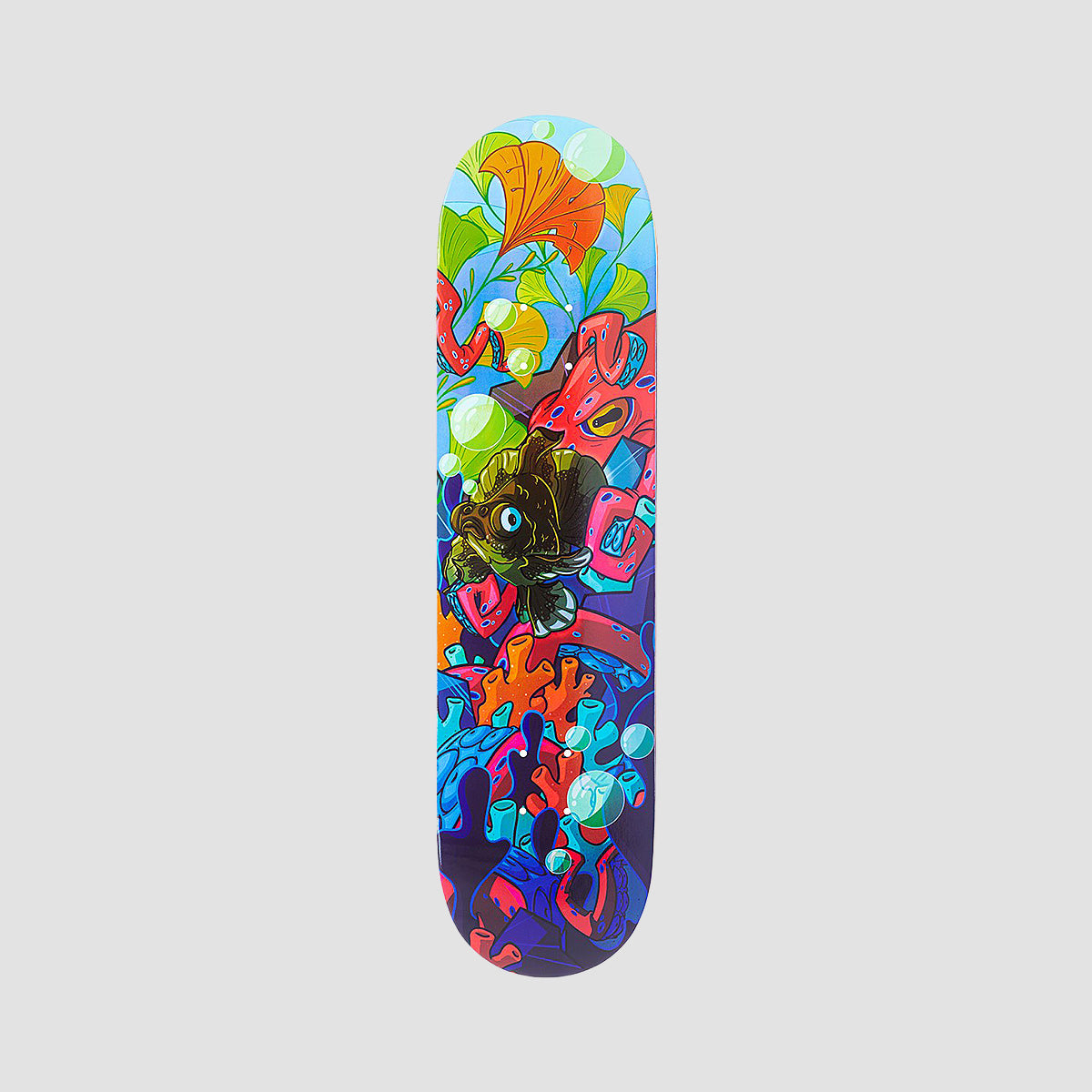 Enuff Designer Skateboard Deck Lost at Sea Goldfish - 8"