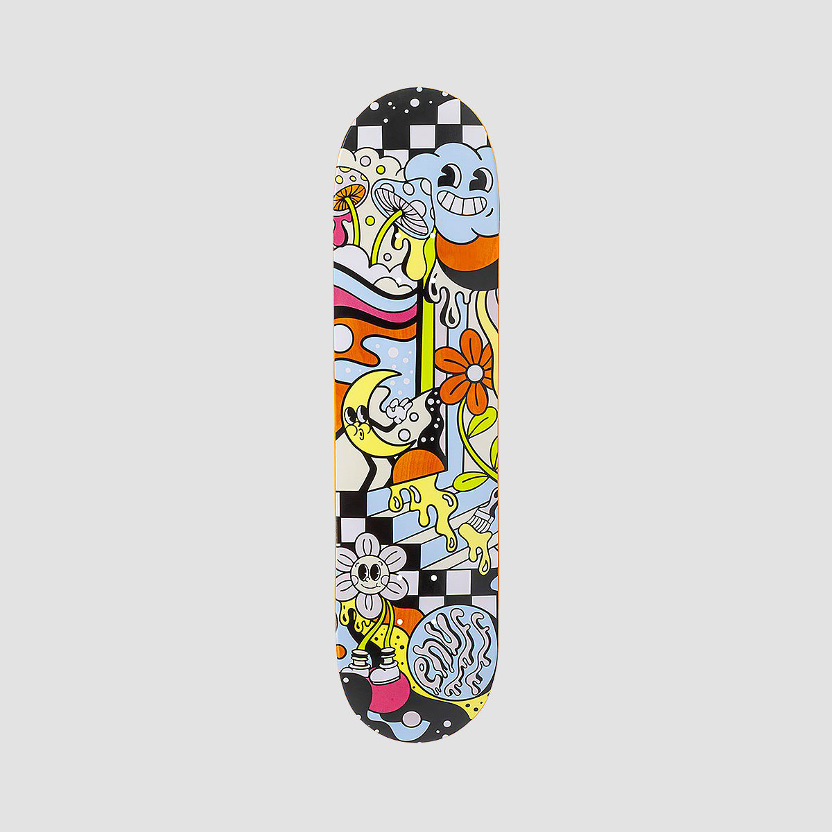 Enuff Designer Skateboard Deck Meltworld Dazed - 8"