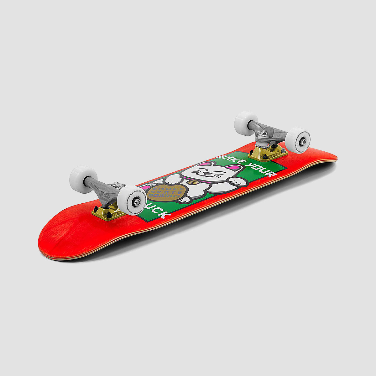 Enuff Lucky Cat Skateboard Red - 8"