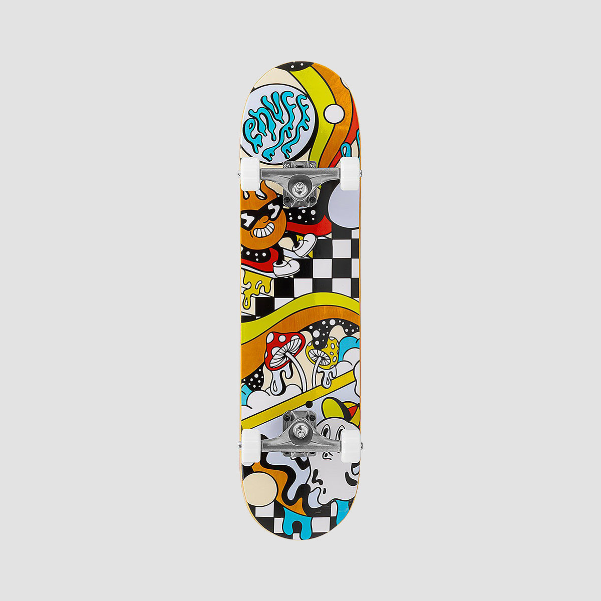 Enuff Meltworld Mini Skateboard Confused - 7.25"