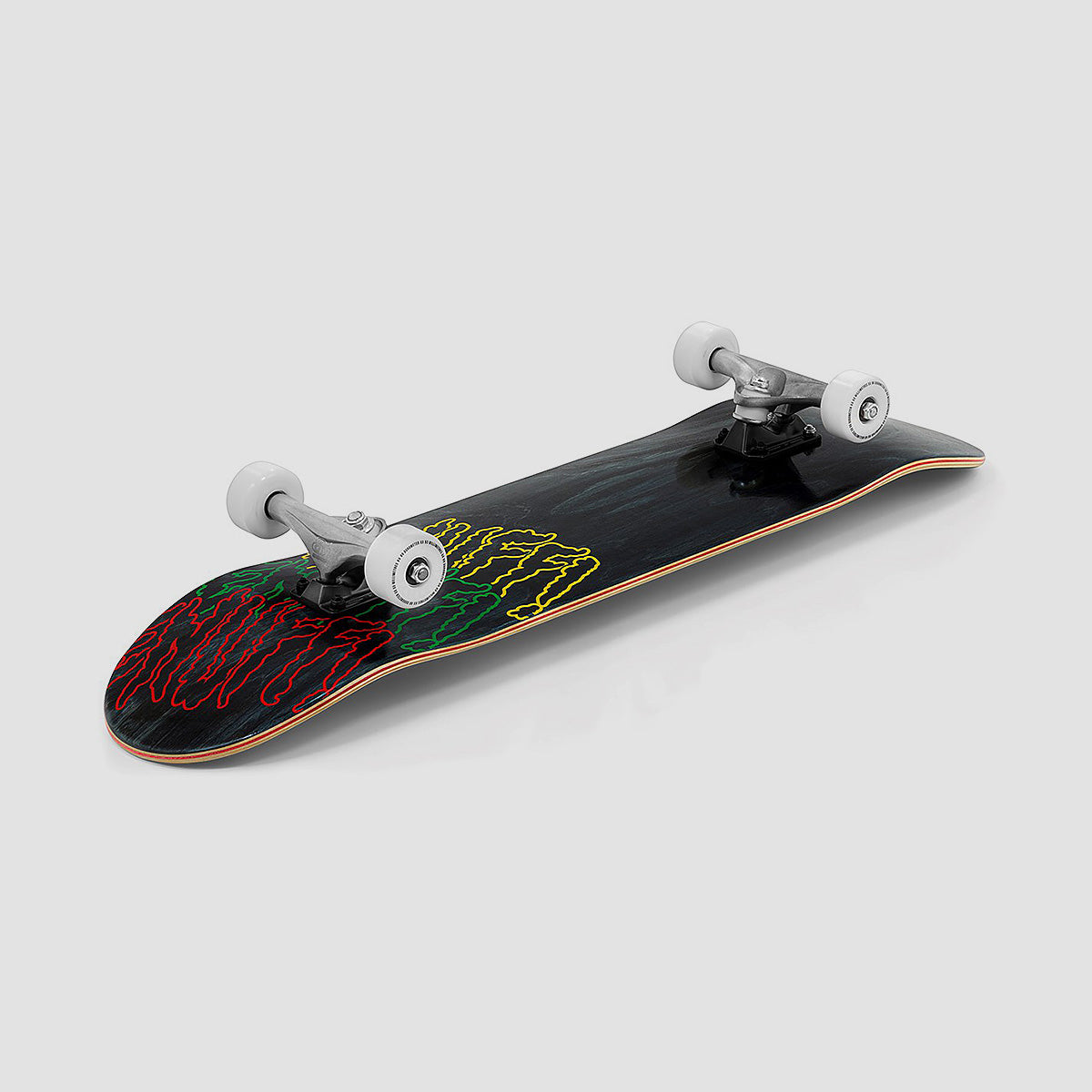 Enuff Three Tier Reloaded Skateboard Black - 8"