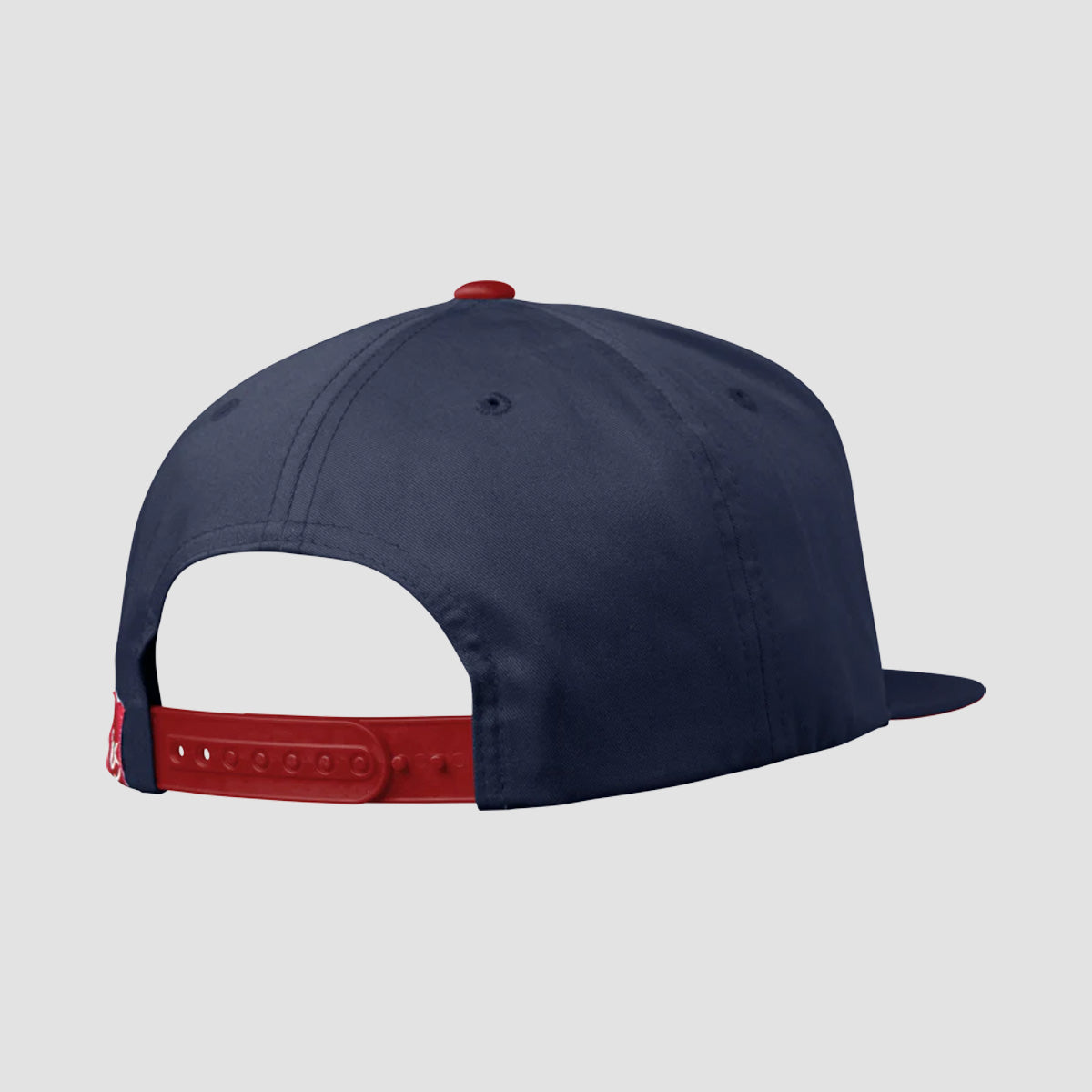 eS Script Snapback Cap Navy/Red