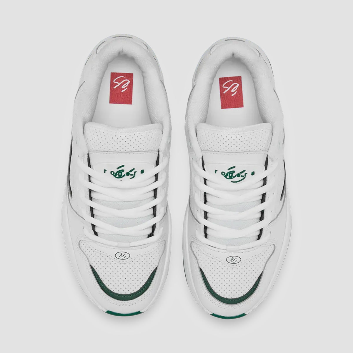 eS Tj Rogers Shoes - White/Green