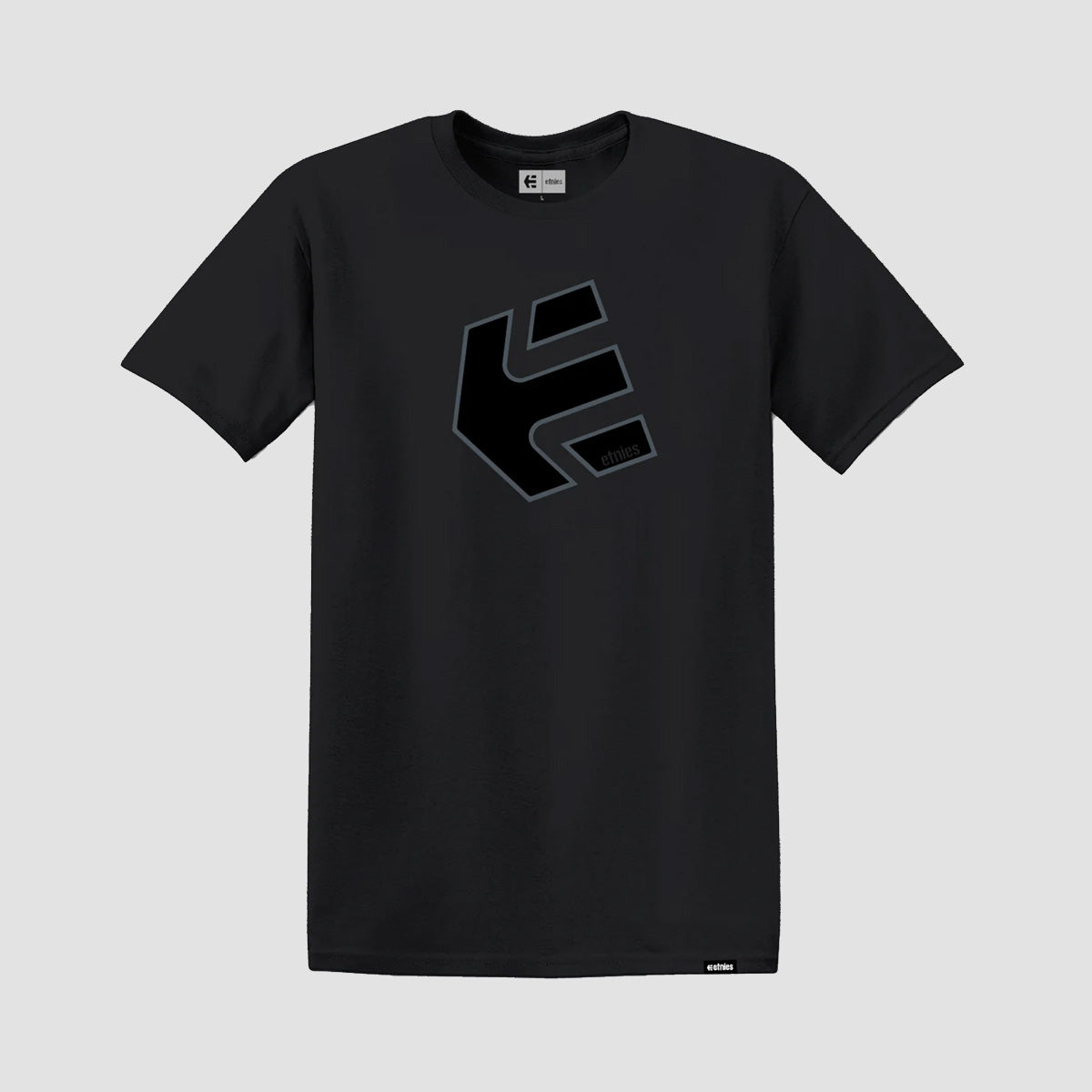 Etnies Crank Tech T-Shirt Black/Charcoal