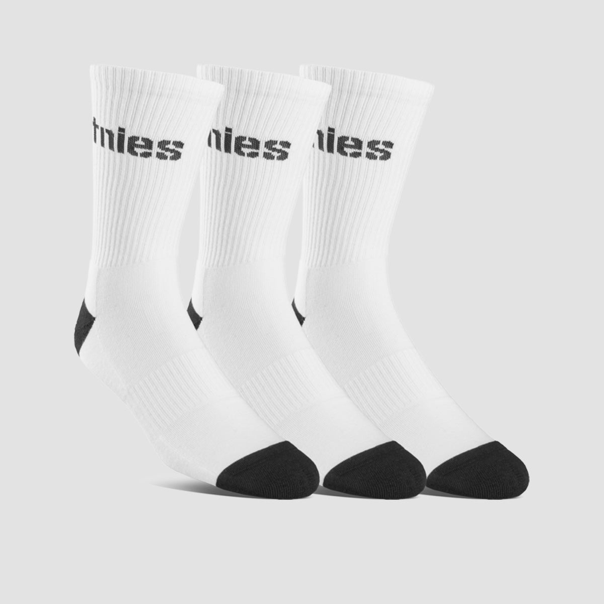 Etnies Stencil Icon Sock 3 Pack White