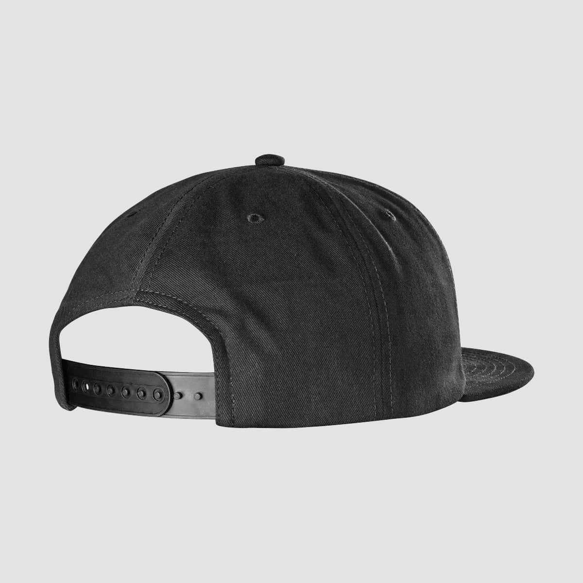 Etnies Wordmark Embroidery Snapback Cap Black
