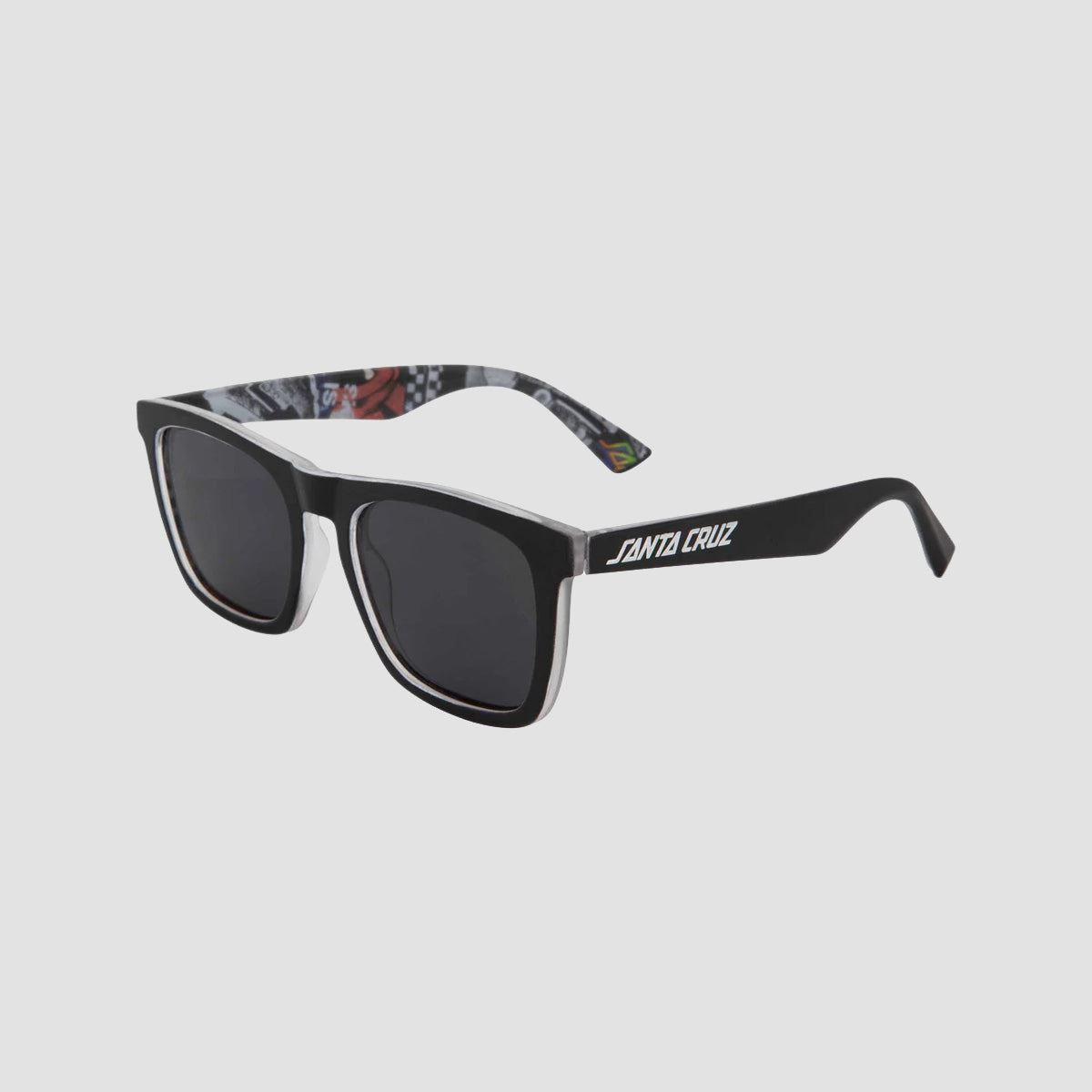 Santa Cruz Strip Sunglasses Black Collage/Black
