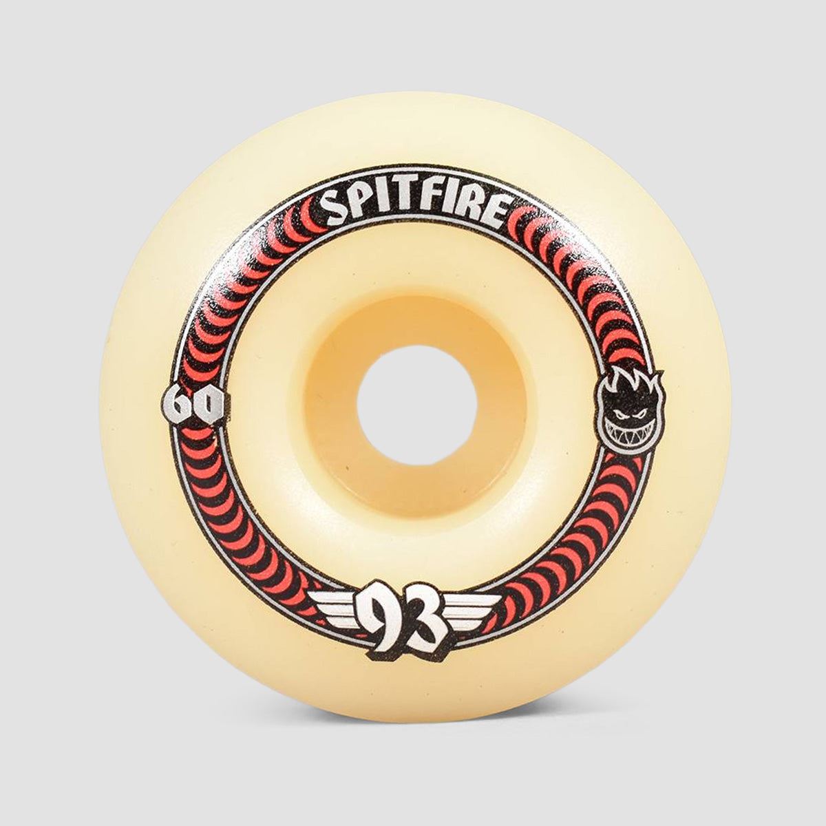Spitfire 93 Formula Four Classics 93DU Skateboard Wheels Natural 60mm