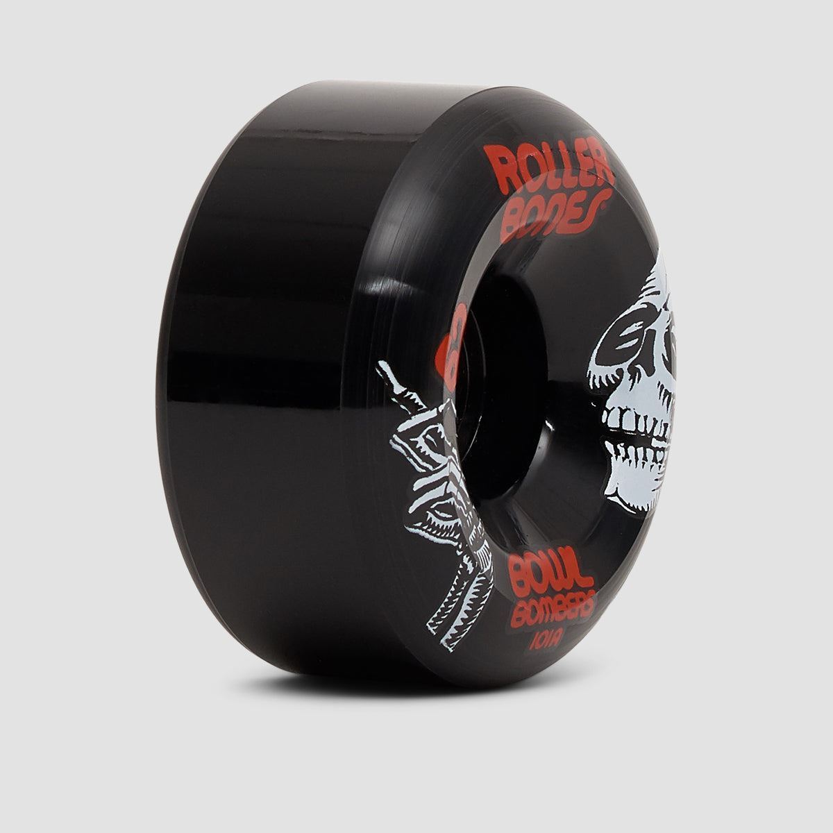 Rollerbones Bowl Bombers 101a Quad Wheels x8 Black 62mm