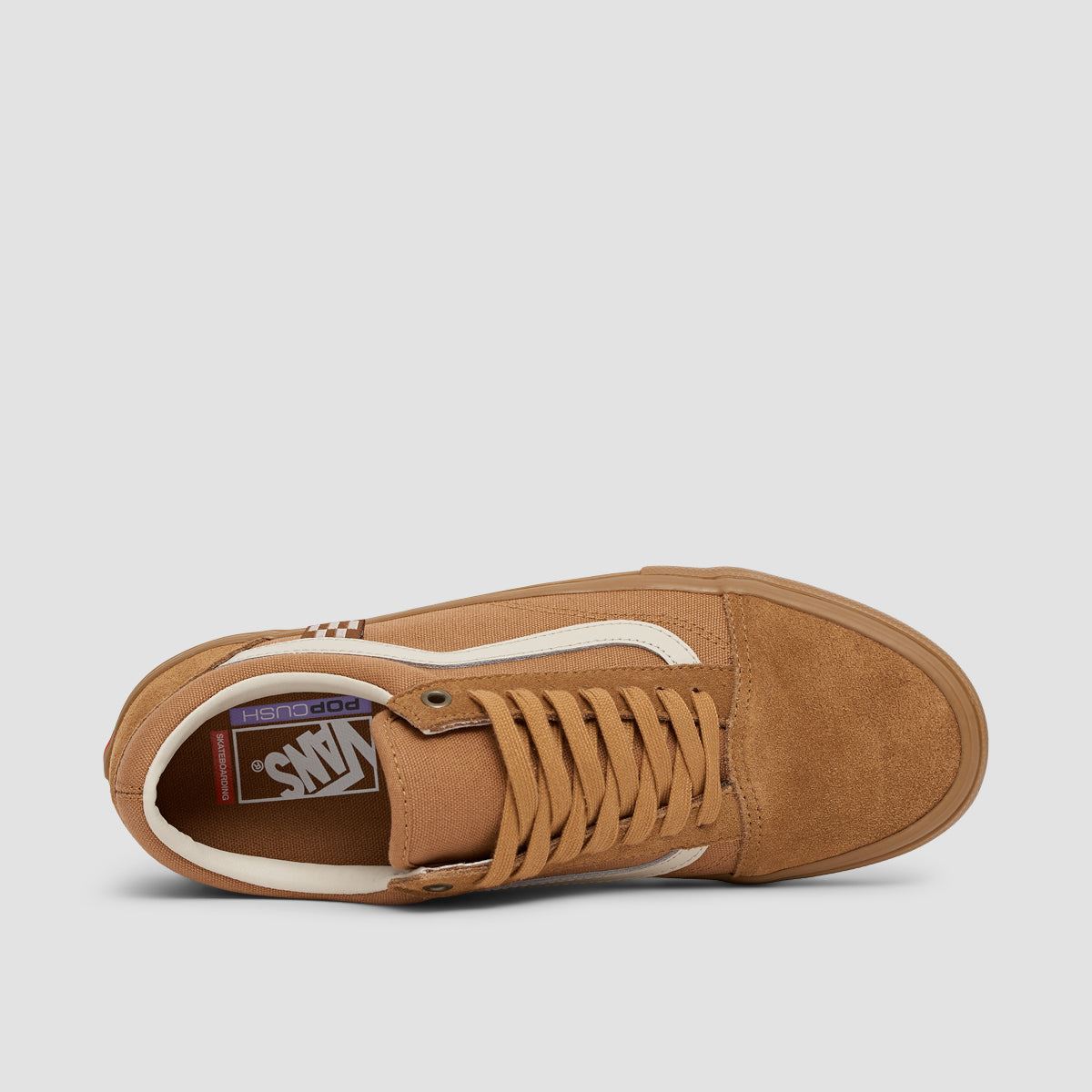 Vans Skate Old Skool Shoes - Light Brown/Gum