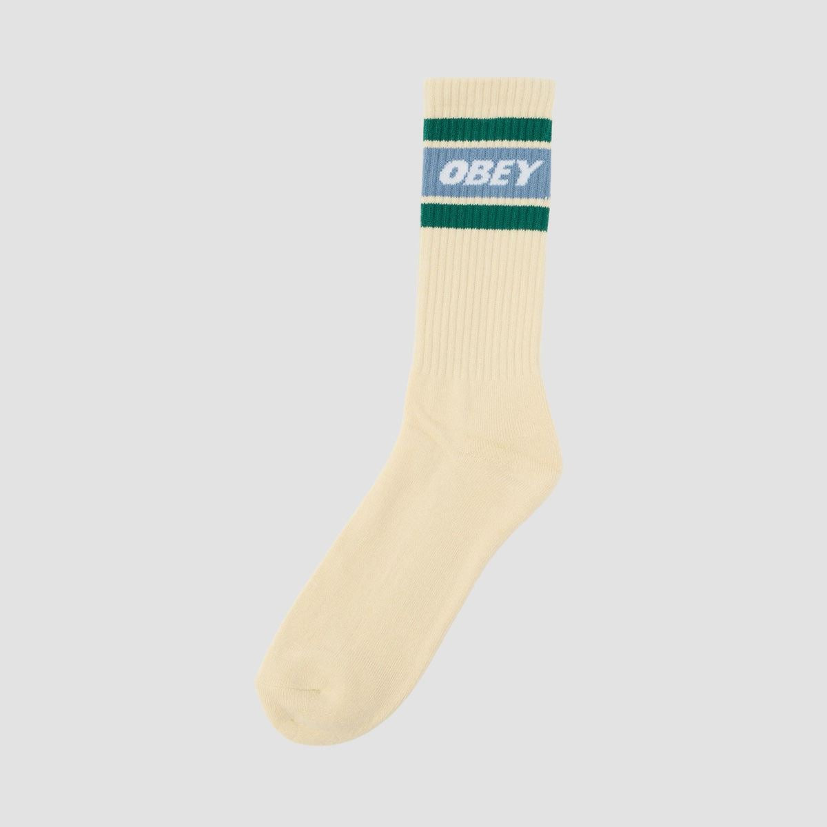 OBEY Cooper II Socks Unbleached/Ashleigh Blue