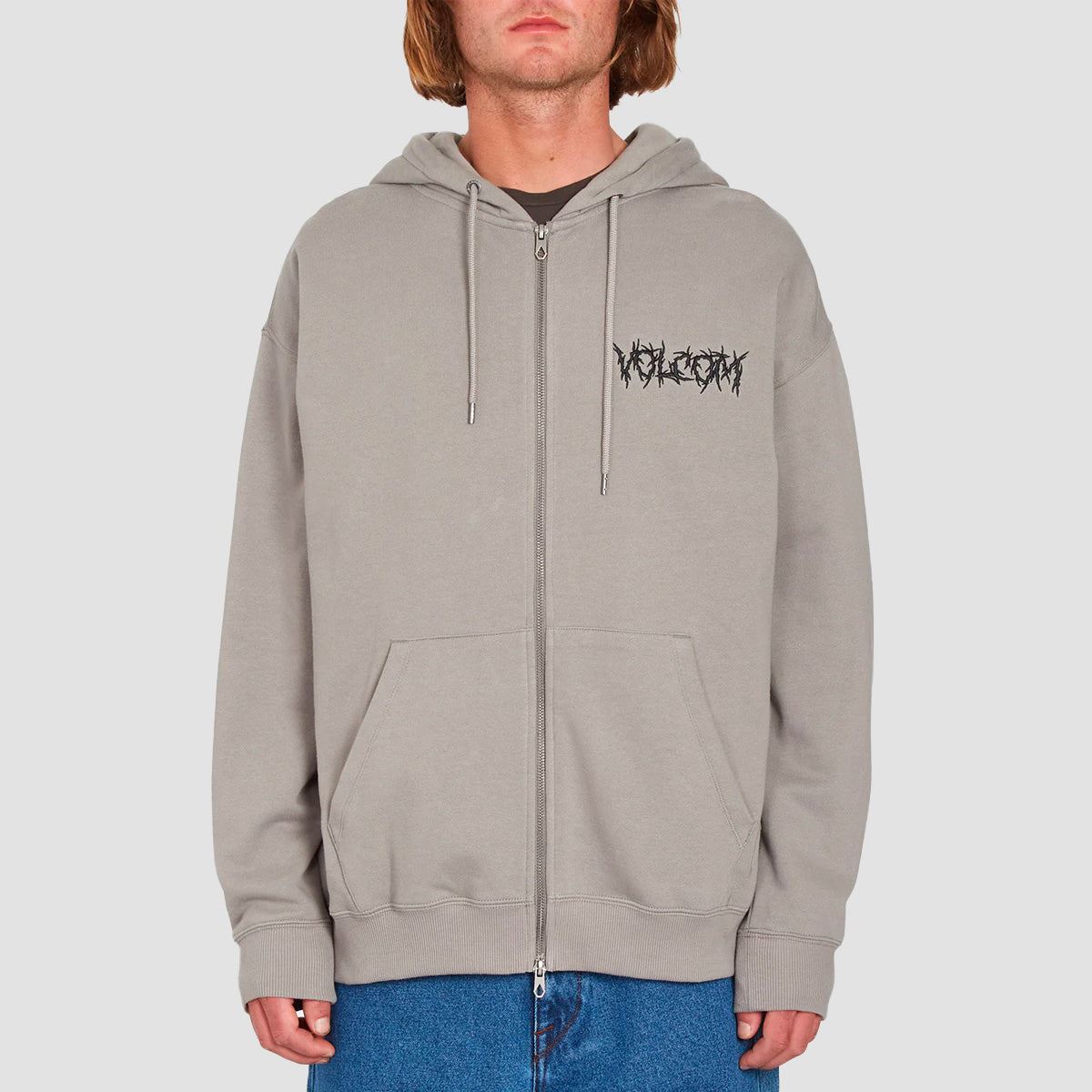 Volcom Issanka Mind Invasion Zip Hoodie Dusk Grey