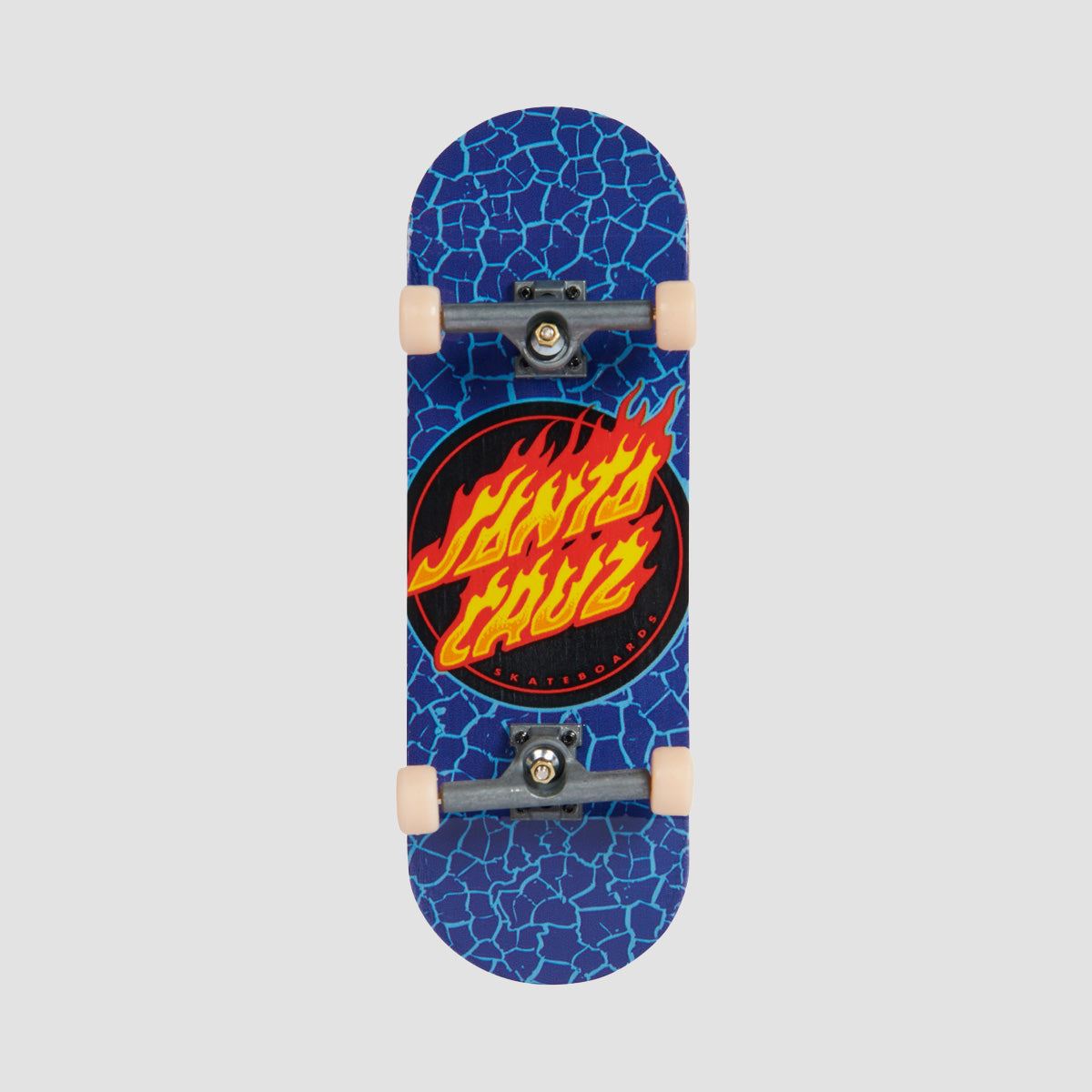 Tech Deck X Santa Cruz Flame Dot Wood Fingerboard - Performance Series