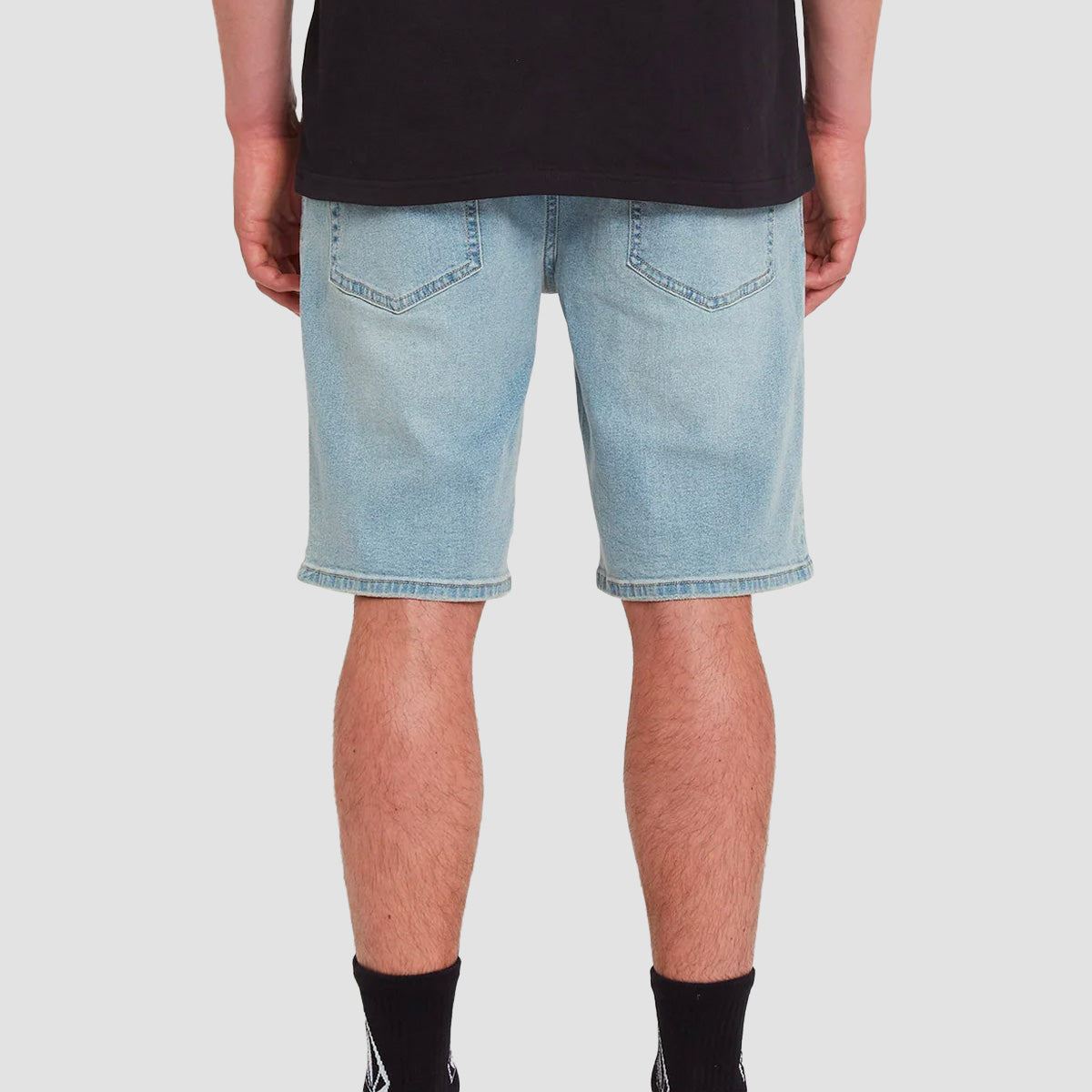 Volcom Solver Denim Shorts Worker Indigo Vintage