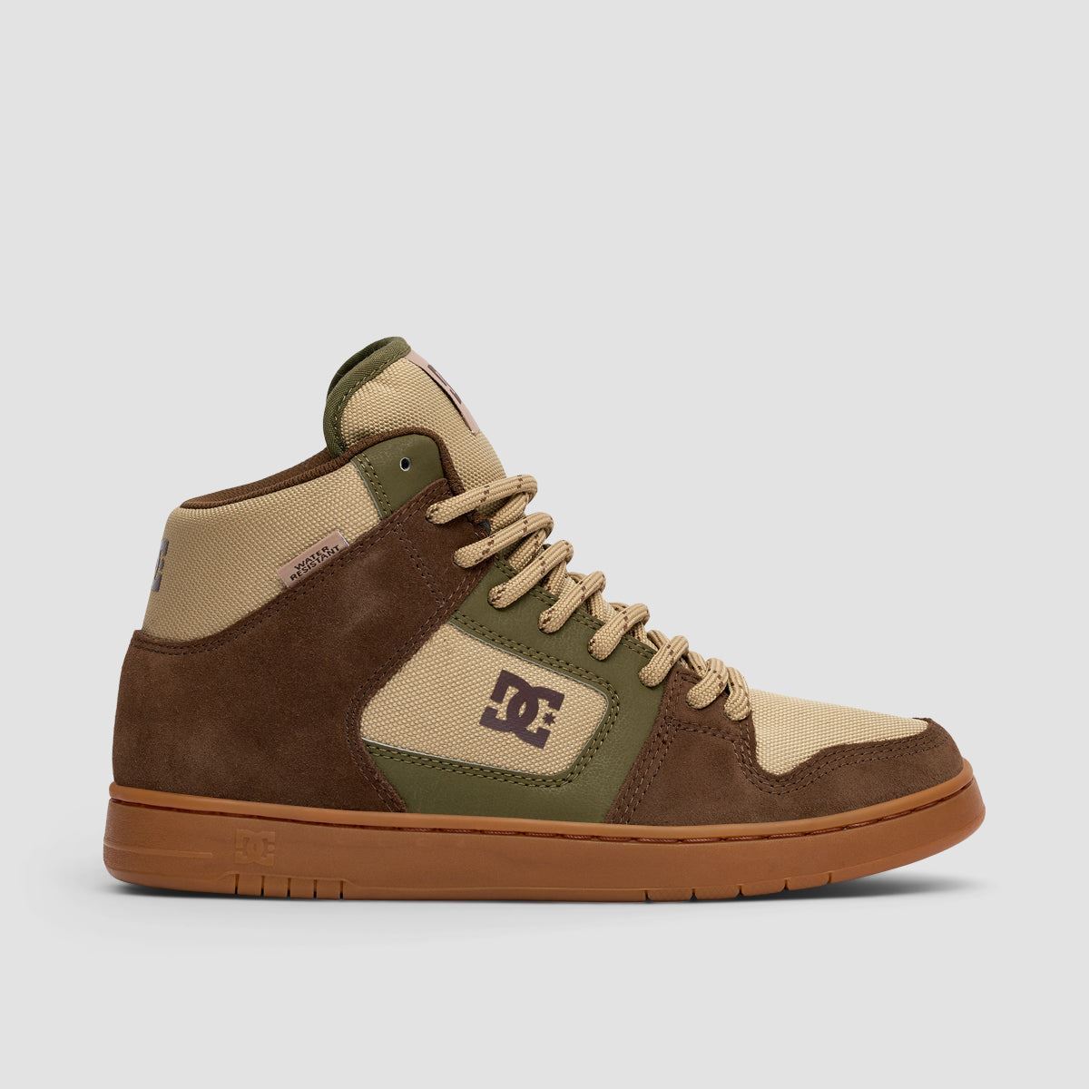 DC Manteca 4 Hi WR Shoes - Dark Chocolate/Military