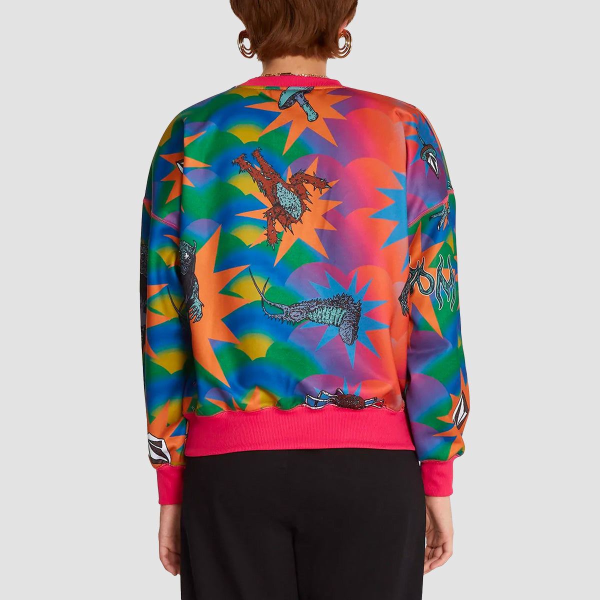 Volcom FA Chrissie Abbott X French From From The Strange Crew Sweat Multi - Womens