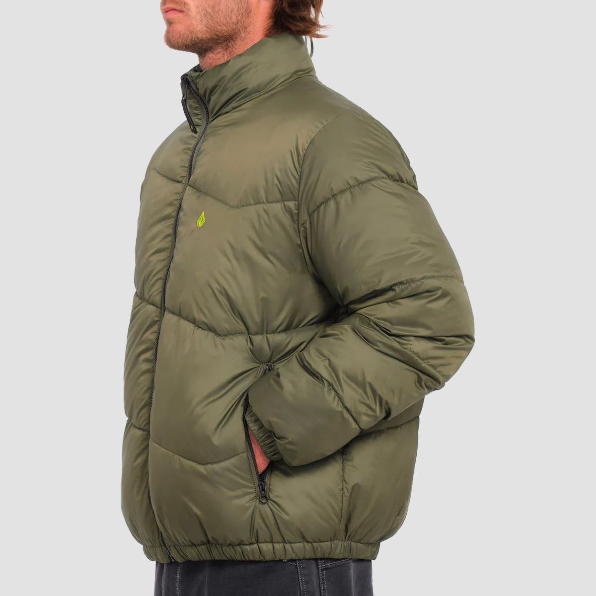 Volcom FA Zephyr Wallstone Reversible Jacket Wintermoss
