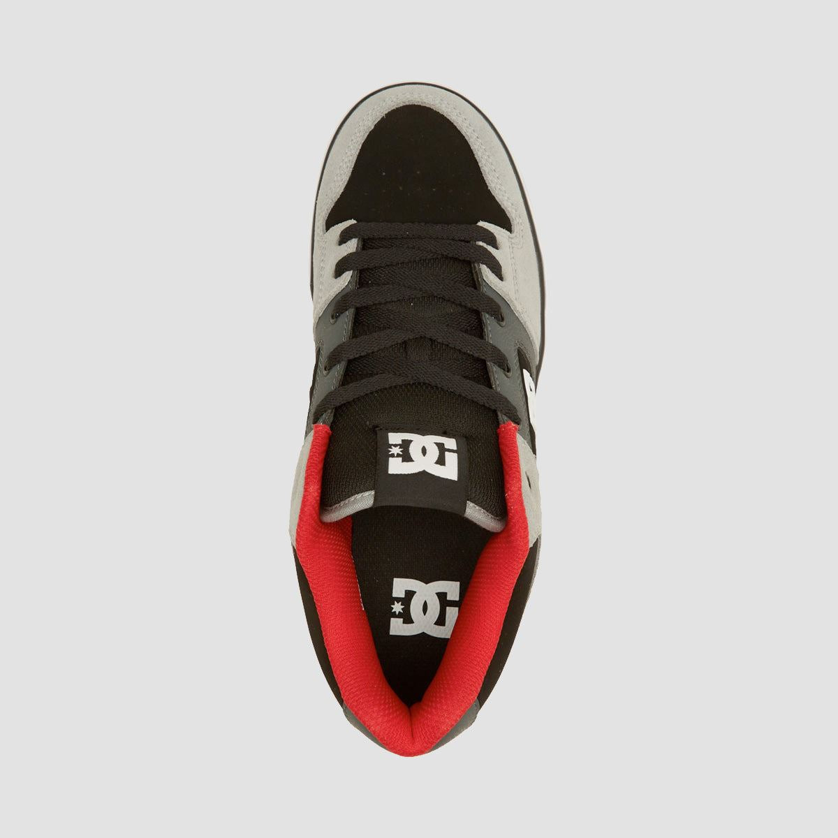 DC Pure Mid Shoes - Black/Grey/Red