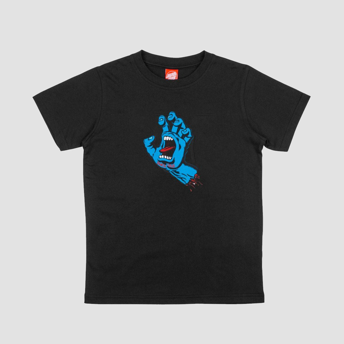 Santa Cruz Screaming Hand T-Shirt Black - Kids
