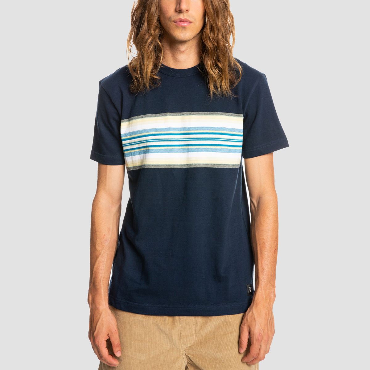 Quiksilver Transat Placement T-Shirt Navy Blazer