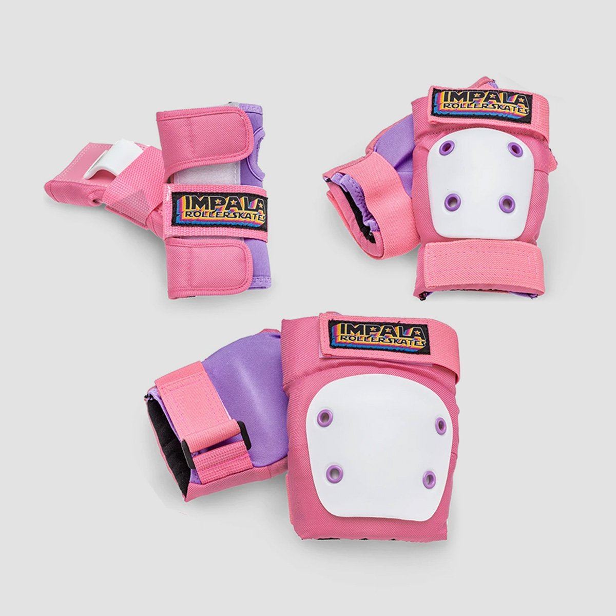 Impala Protective Pad Set Pink/Black Patch - Kids