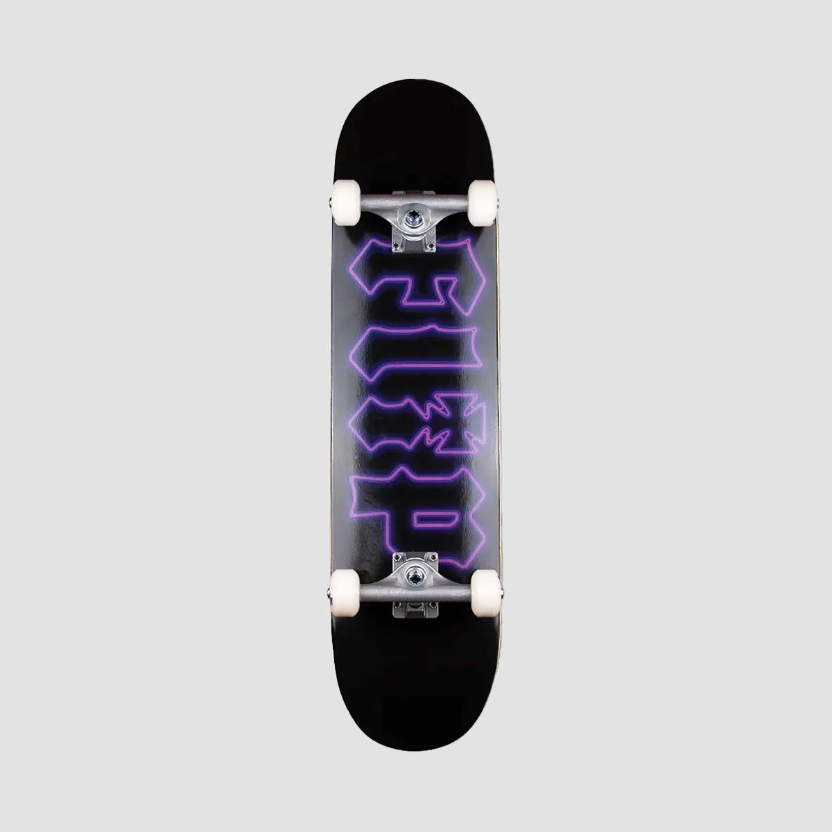 Flip Team HKD Skateboard Neon Purple - 7.87