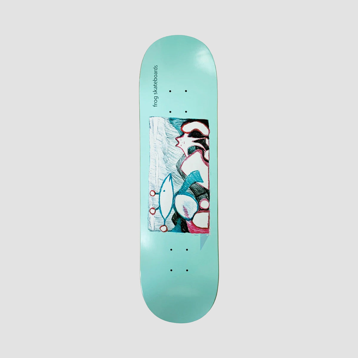 Frog Extra Help Skateboard Deck Blue - 8.25"