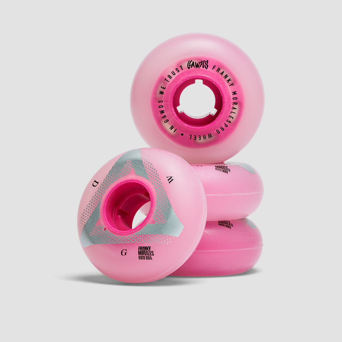 Gawds Franky Morales II 90a Inline Wheels Pink/Light Pink 60mm