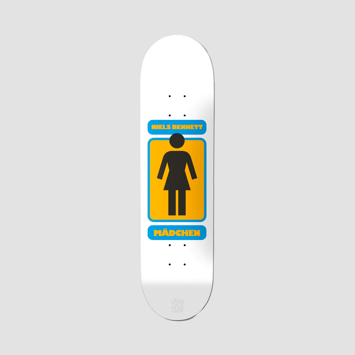 Girl 93 Til W46D2 Niels Bennett Skateboard Deck - 8.25"