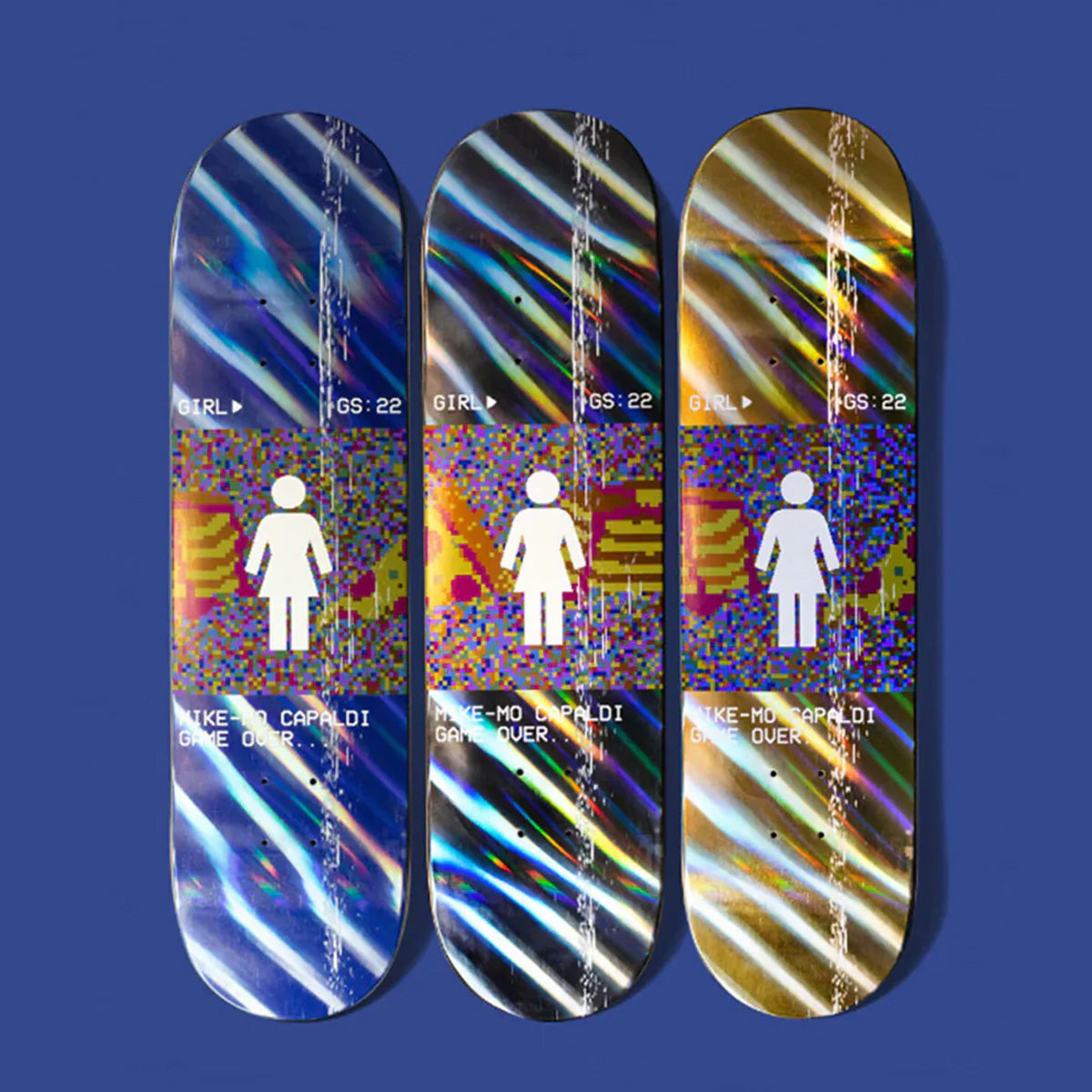 Girl Game Over One Off Mike Mo Blind Bag Skateboard Deck - 8.25"