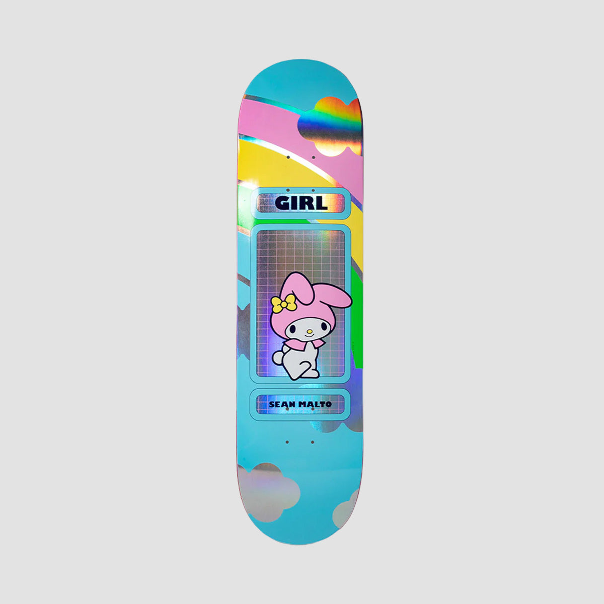 Girl Hello Kitty Rainbow Sean Malto (Blind Bag) Skateboard Deck - 8.25"