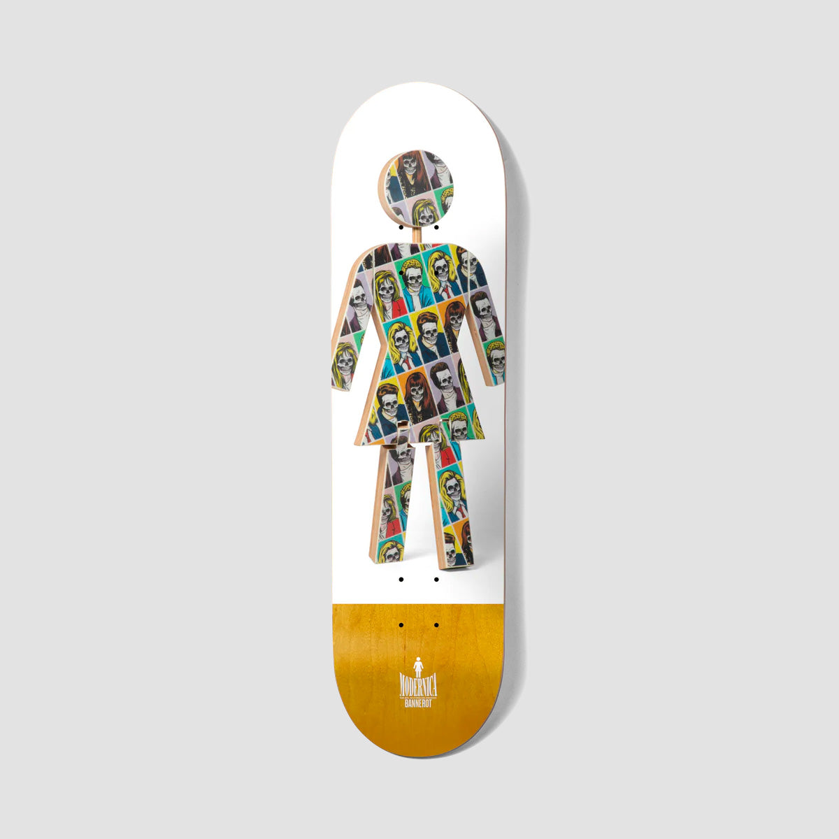 Girl Modernica OG Bannerot Skateboard Deck - 8.25"