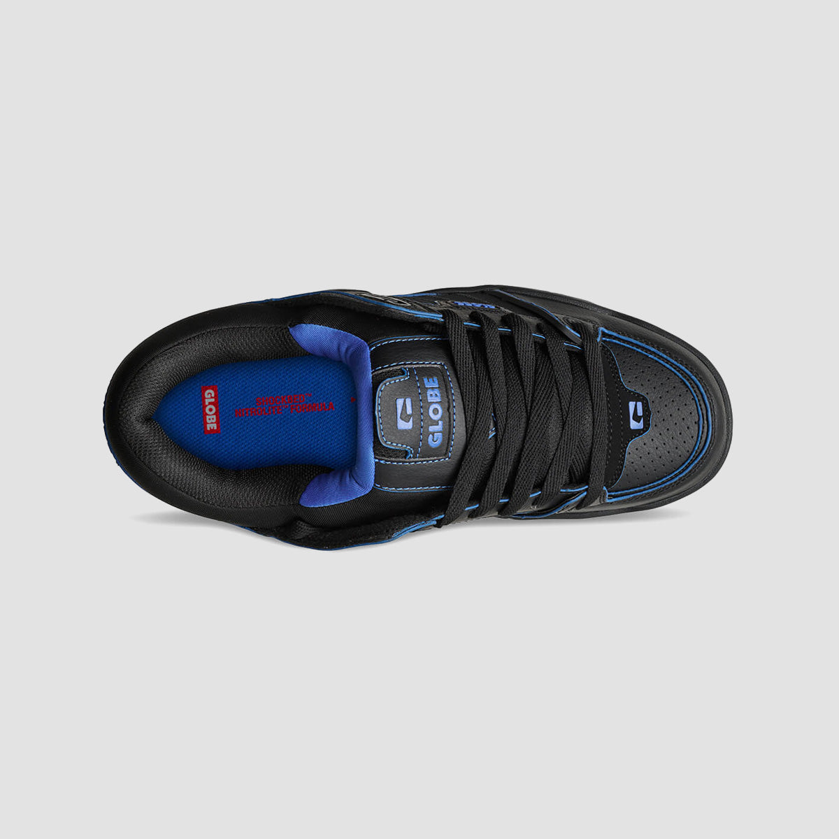 Globe Fusion Shoes - Black/Blue/Mosaic
