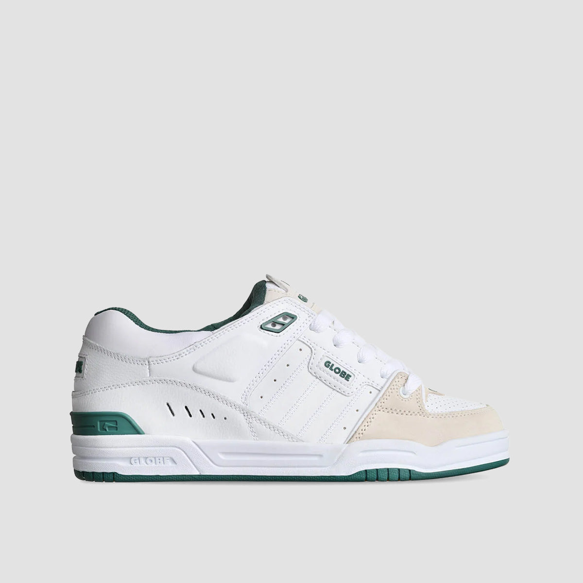 Globe Fusion Shoes - White/Green