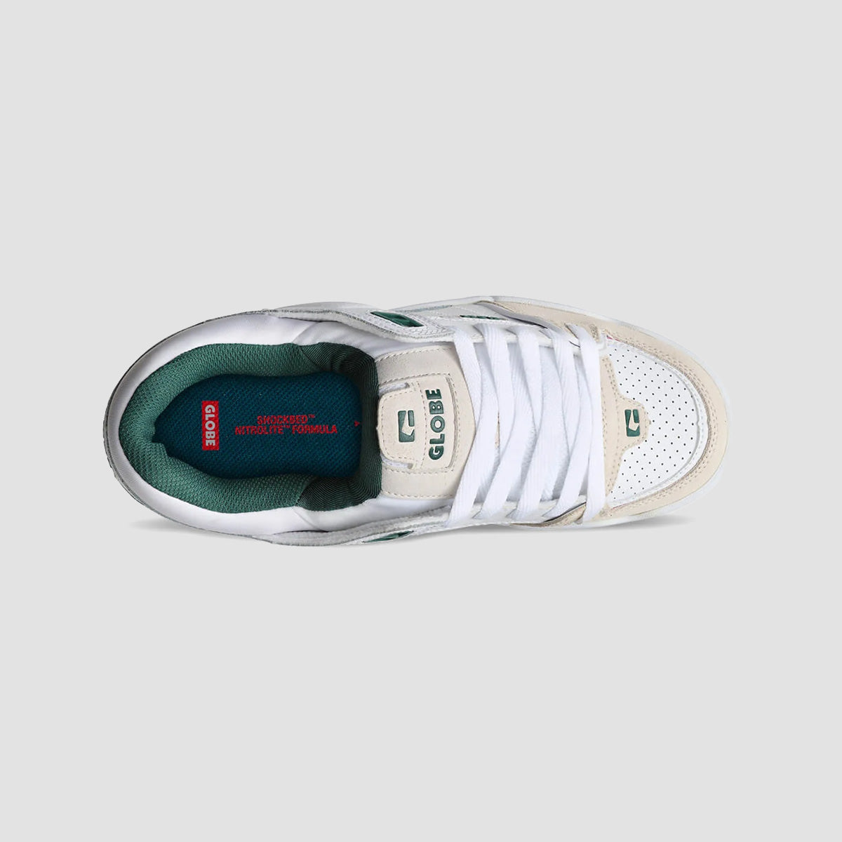 Globe Fusion Shoes - White/Green