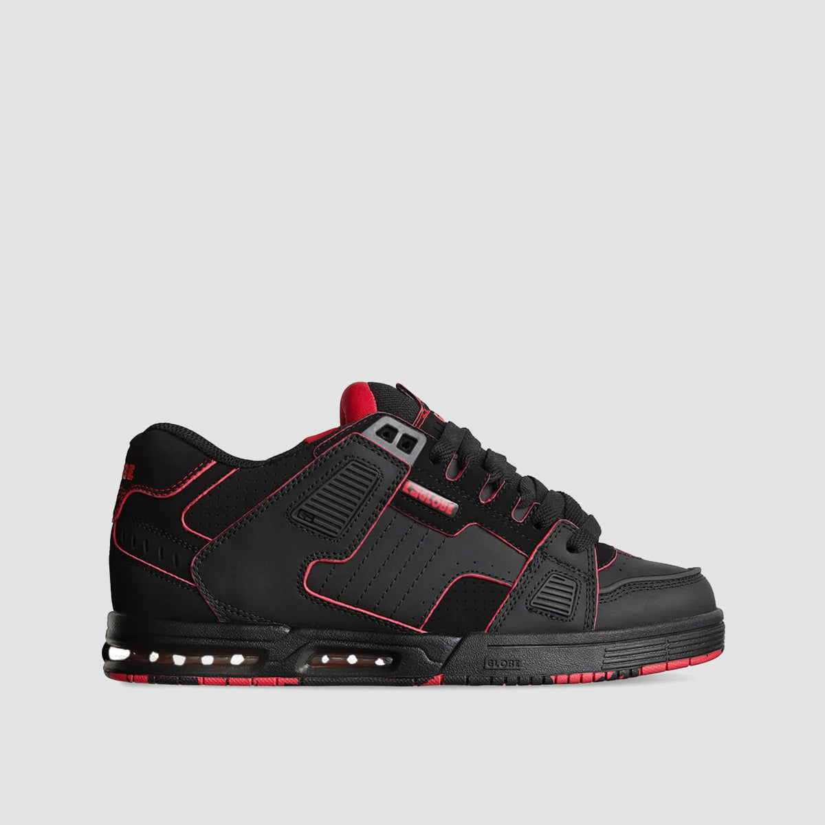 Globe Sabre Shoes - Black/Red/Mosaic