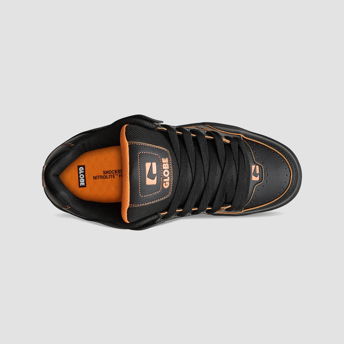 Globe Tilt Shoes - Black/Orange/Mosaic