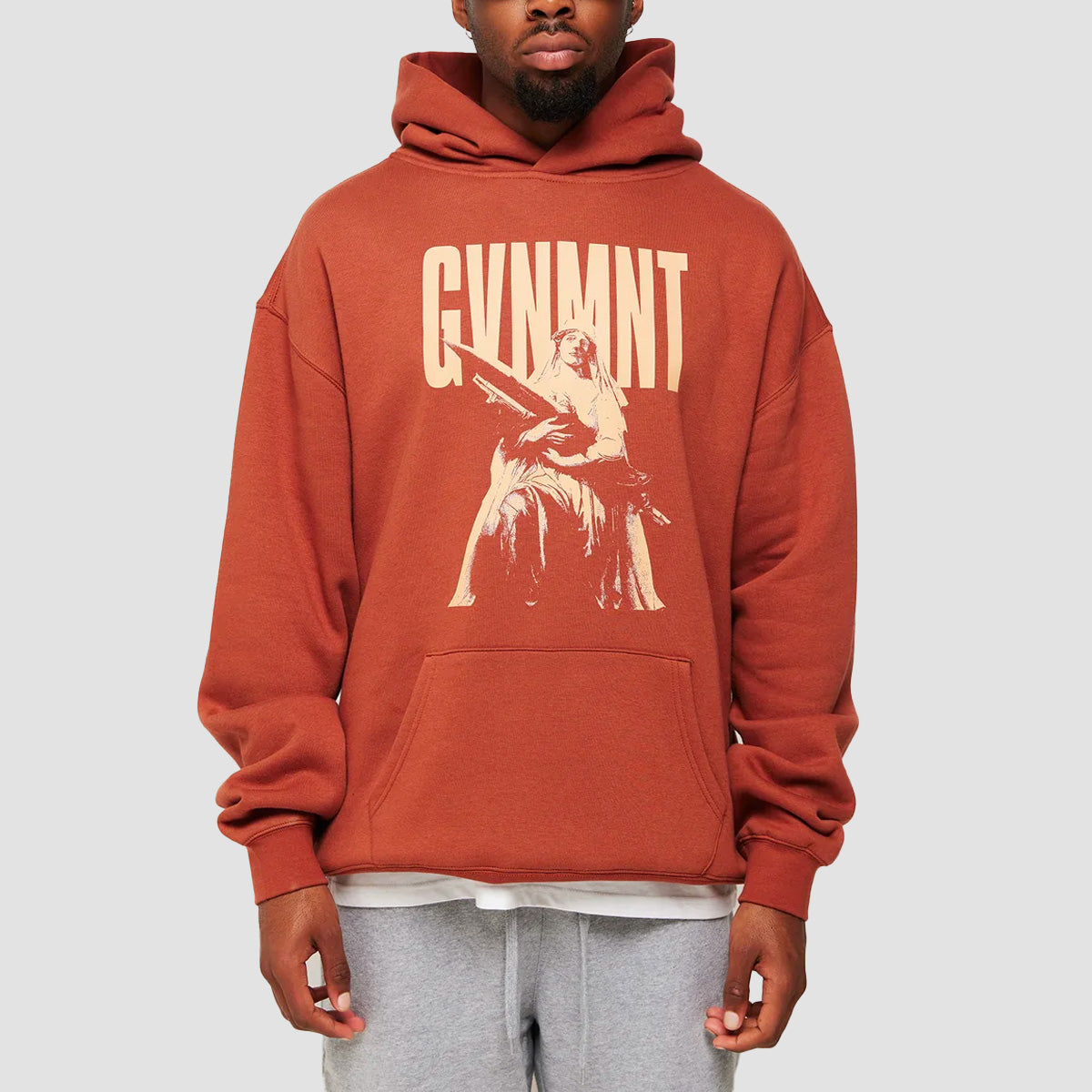 GVNMNT Art of War Pullover Hoodie Clay