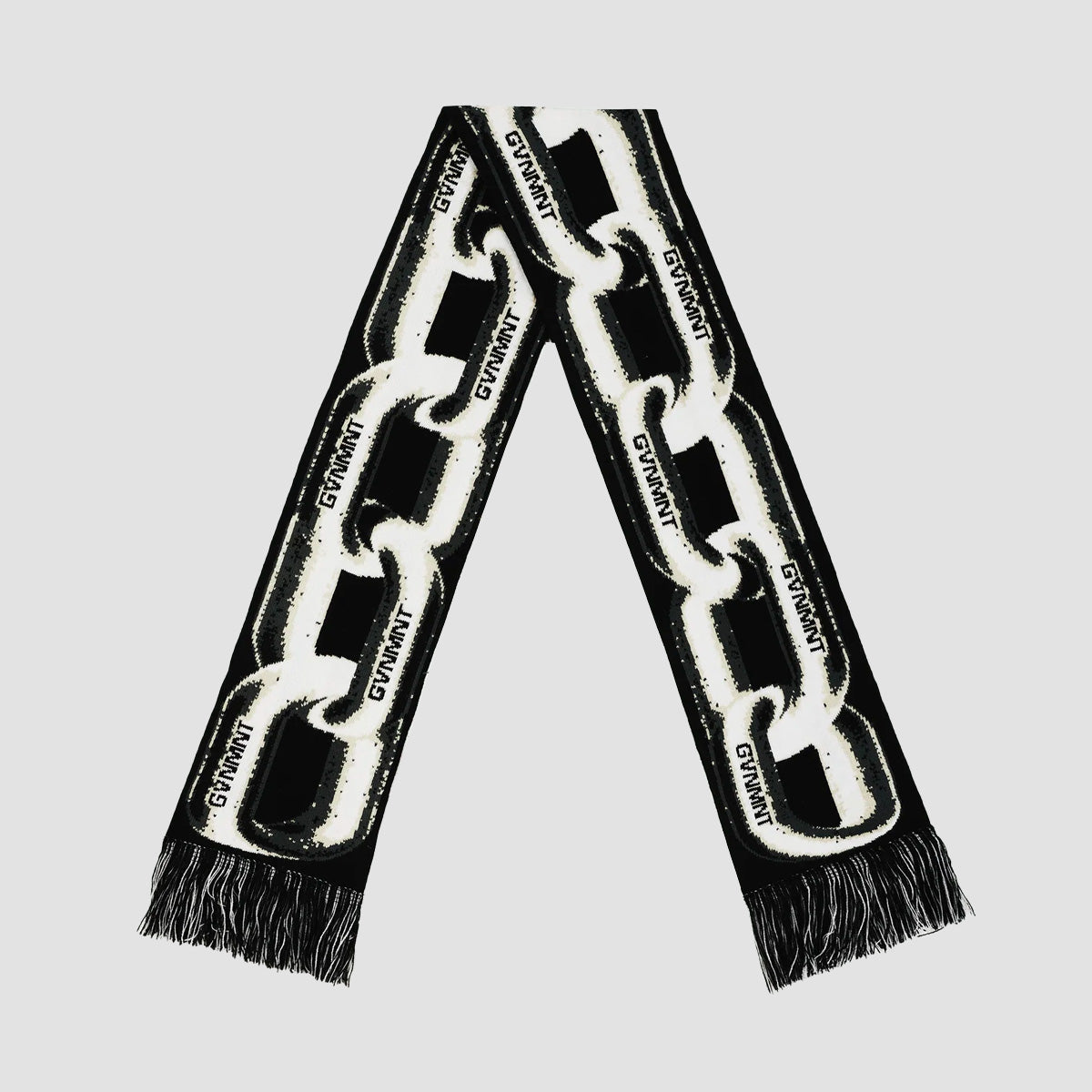 GVNMNT Chained Scarf Black