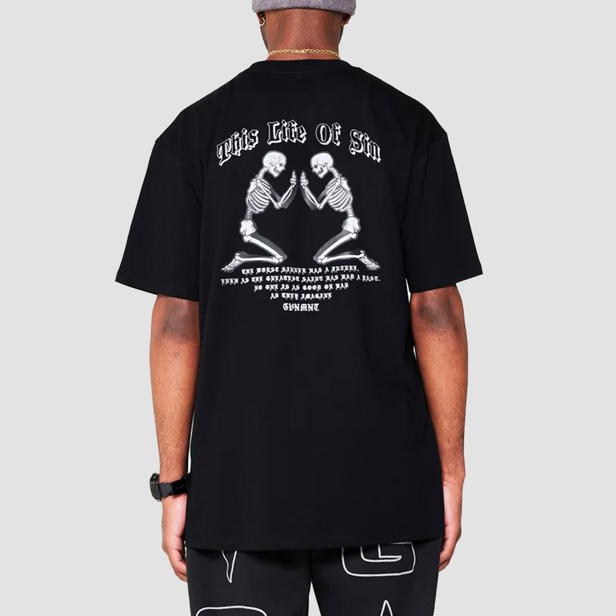 GVNMNT Life Of Sin T-Shirt Black