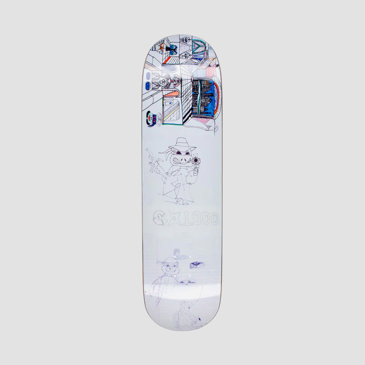 GX1000 Stickup Skateboard Deck - 8.125"