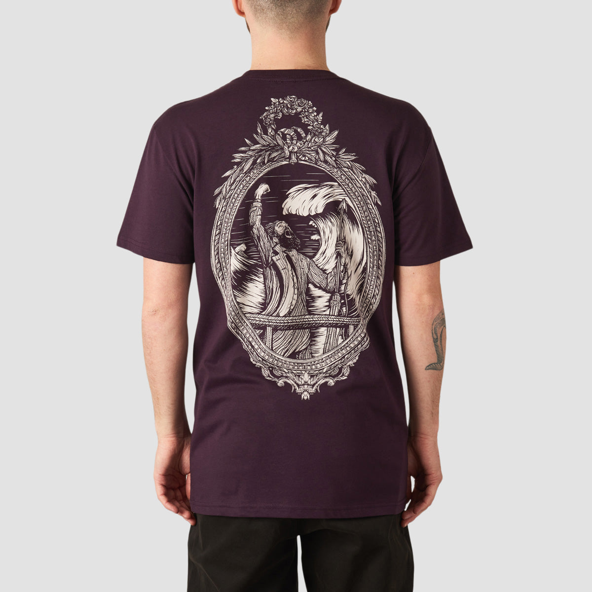 Heathen Ahab T-Shirt Plum
