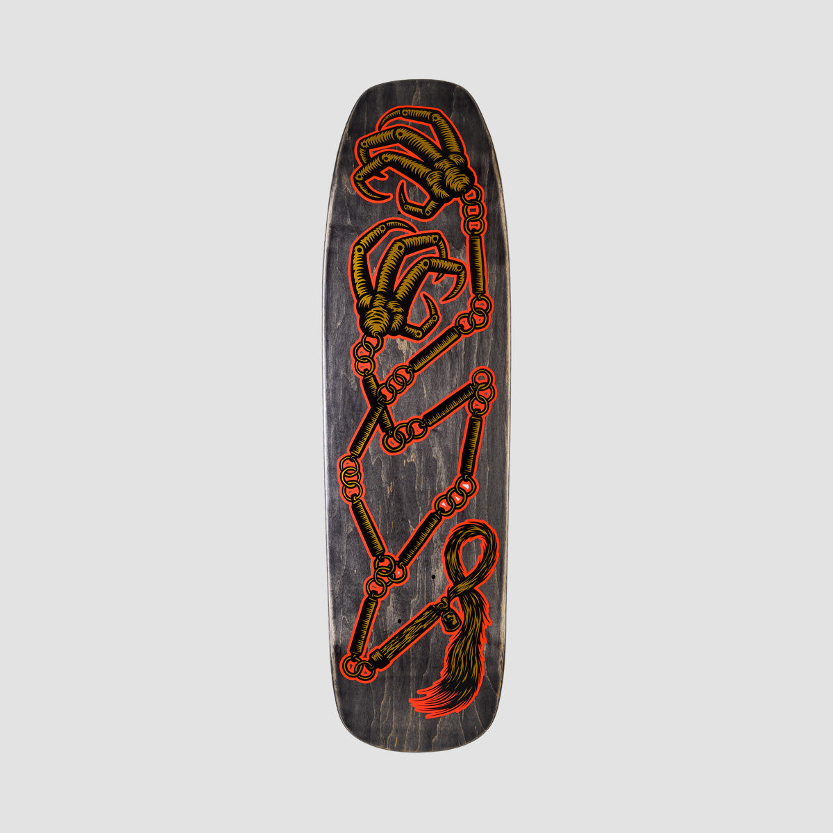 Heathen Battle Claw On Chonker Skateboard Deck - 9"