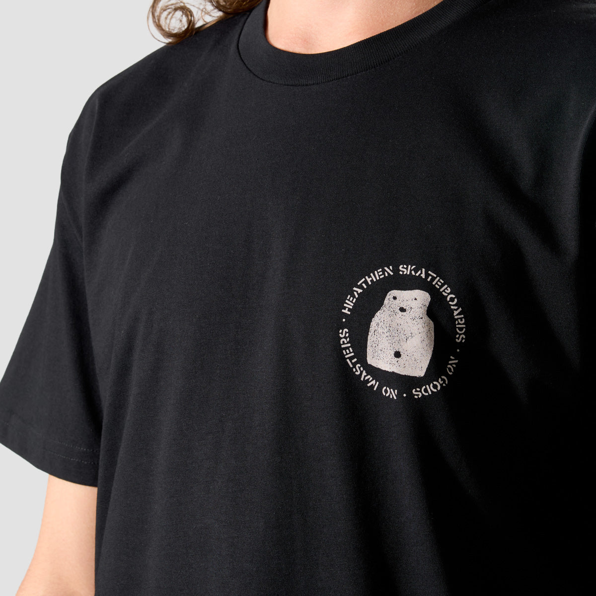 Heathen Buddo T-Shirt  Black