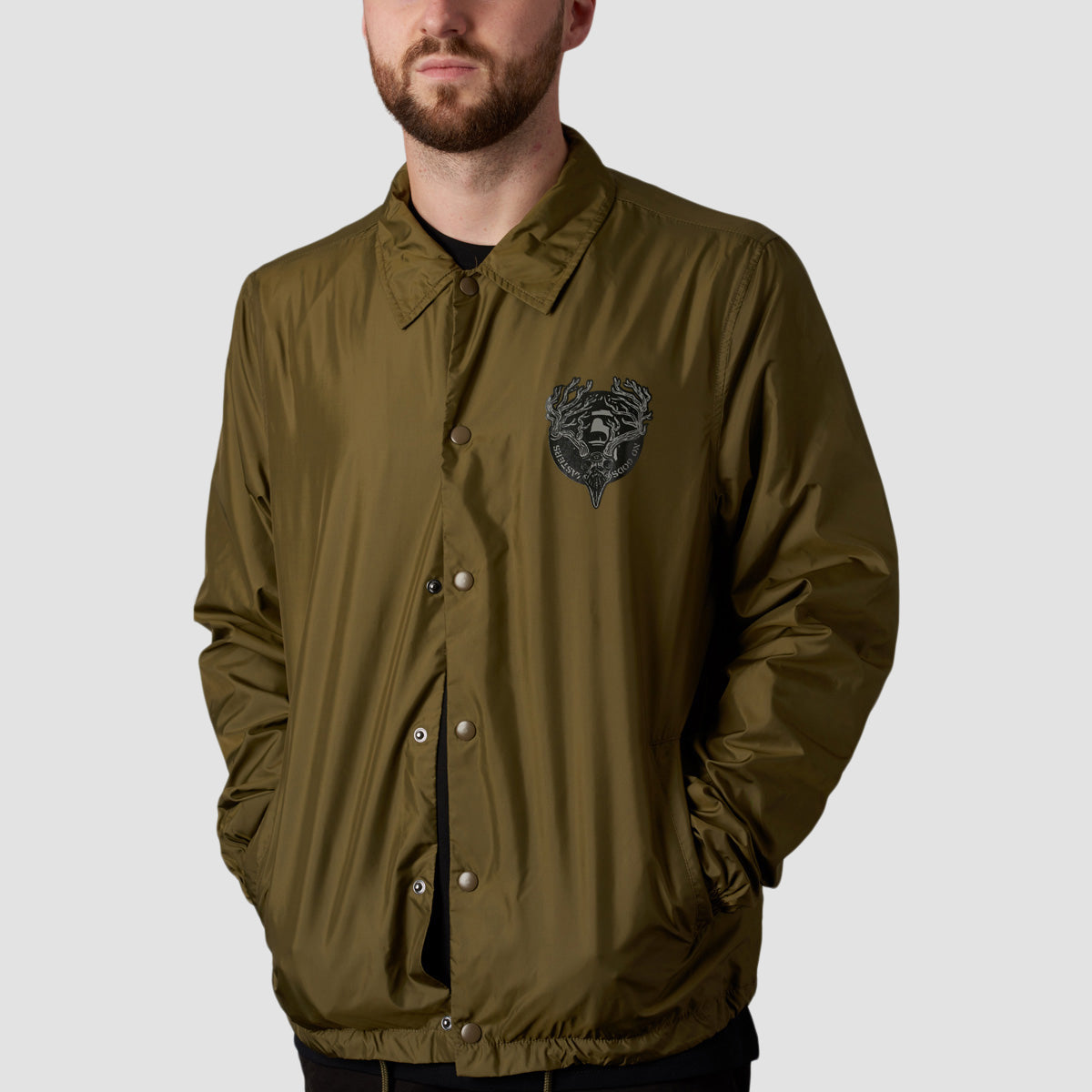 Heathen Ceronnous Coach Jacket Khaki